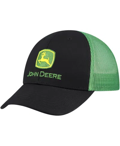 John Deere Kids' Toddler Black  Trucker Adjustable Hat
