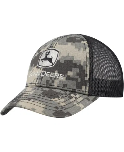 John Deere Babies' Toddler Digital Camo Trucker Adjustable Hat In Multi