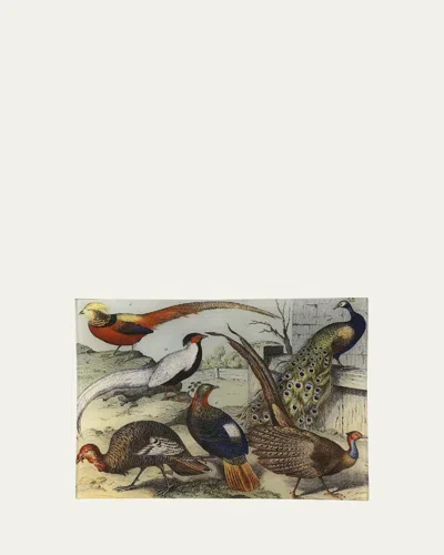 John Derian Birds Xxiii Rectangular Tray