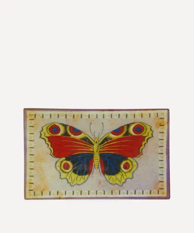 John Derian Butterfly Prize Phone Tray In Multi