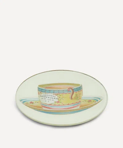 John Derian China Glass Tea Cup Round Plate