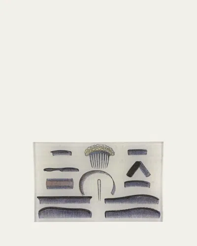 John Derian Combs Mini Tray, 4.5" X 6.5"