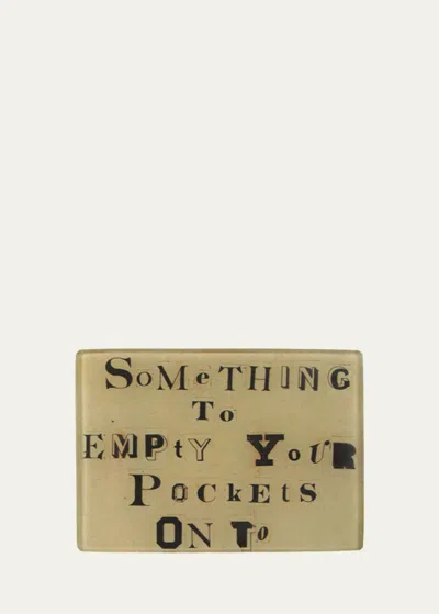 John Derian Empty Pockets Tiny Decorative Tray In Multi