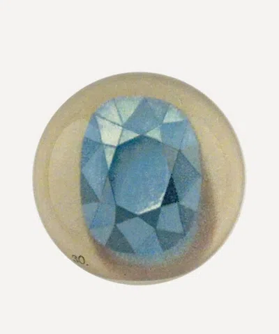 John Derian Hope Blue Diamond Dome Paperweight
