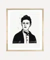 John Derian Hugo Guinness Rimbaud Poet Linocut Unframed Print