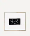 John Derian Hugo Guinness The End Linocut Unframed Print