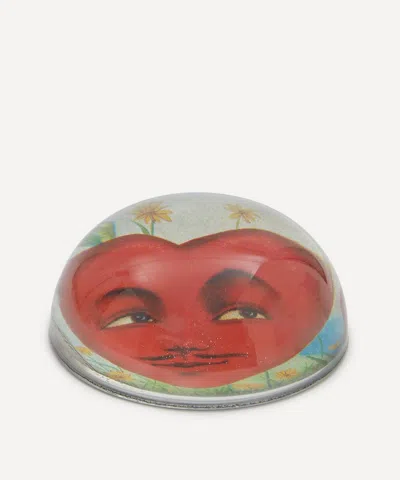 John Derian Moody Love Dome Paperweight