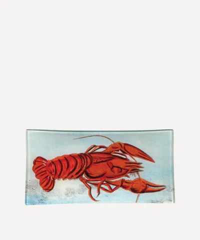 John Derian Painted Lobster Tray