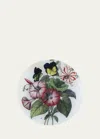 John Derian Pansy Honeysuckle & Morning Glory Decoupage Plate In Multi