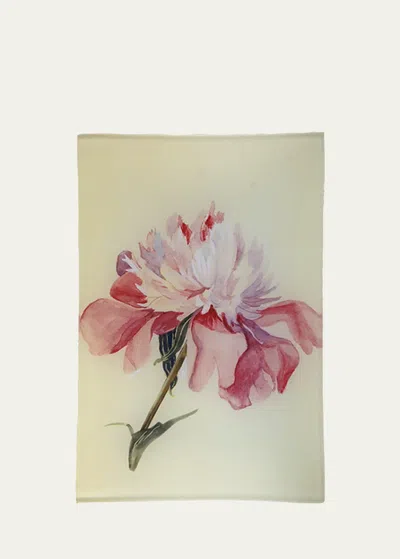 John Derian Peony Decorative Tray In Multi