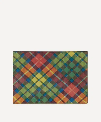 John Derian Plaid Mini Tray In Multi