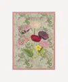 John Derian Poppy Study Violet Throw