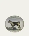 John Derian Pug Profile Dome Paperweight