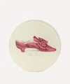 John Derian Red Mule Round Plate