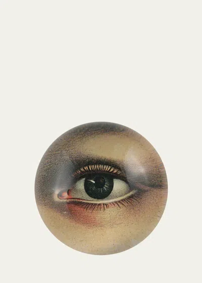 John Derian Right Eye Dome Paperweight In Multi