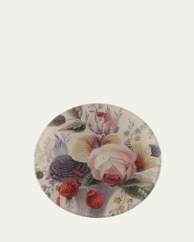 John Derian Rose Bouquet With Ant Decorative Plate
