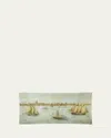 John Derian Seaport Pencil Tray, 6" X 12" In Multi