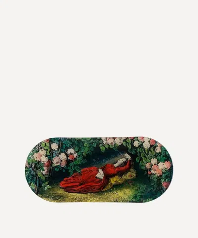 John Derian Sleeping Beauty Oblong Tray