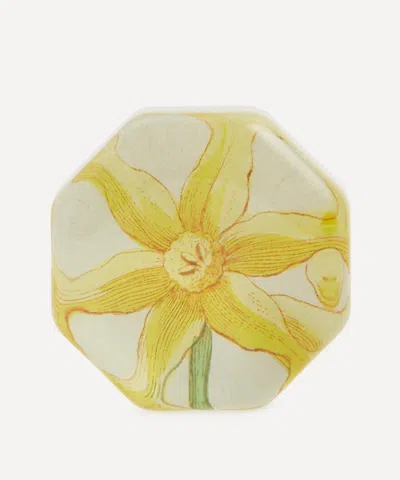 John Derian Yellow Narcissus Octagonal Charm