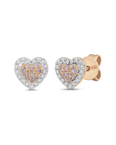 John Digangi 14k Rose Gold 0.20 Ct. Tw. Diamond Earrings
