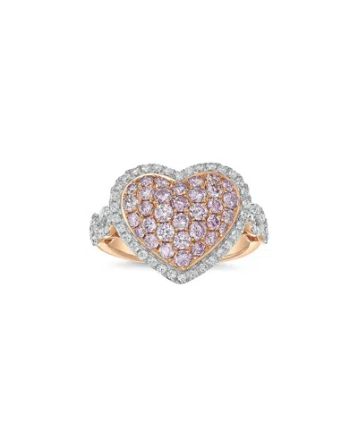 John Digangi 14k Rose Gold 0.75 Ct. Tw. Diamond Ring In Pink