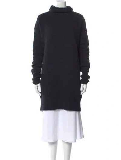 Pre-owned John Elliott Alpaca Turtleneck Sweater In Black