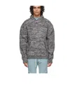 John Elliott Andres Knitted Hoodie In Gray