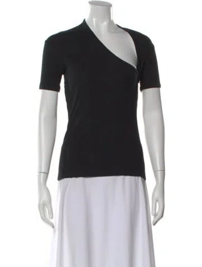 Pre-owned John Elliott Asymmetrical Sweater In Black