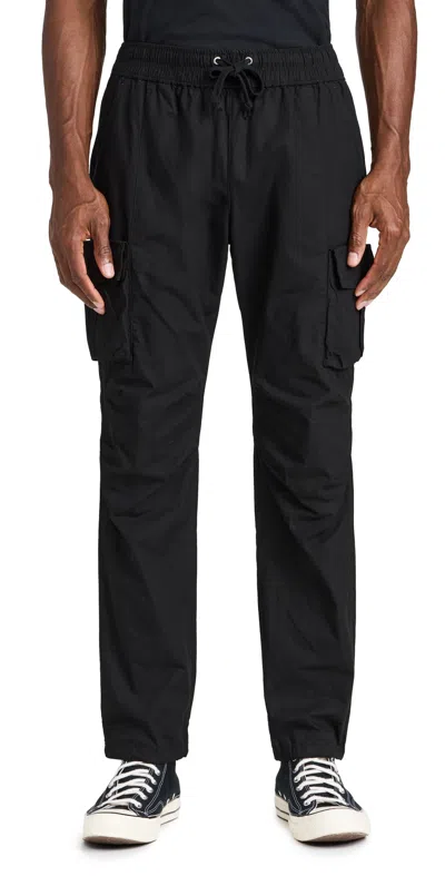John Elliott Back Sateen Cargo Pants Black