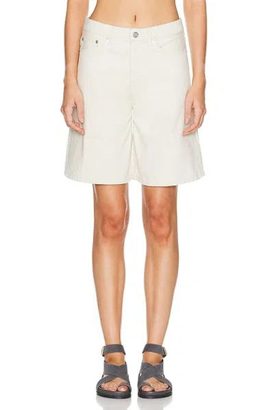 John Elliott Bermuda Denim Short In Organic