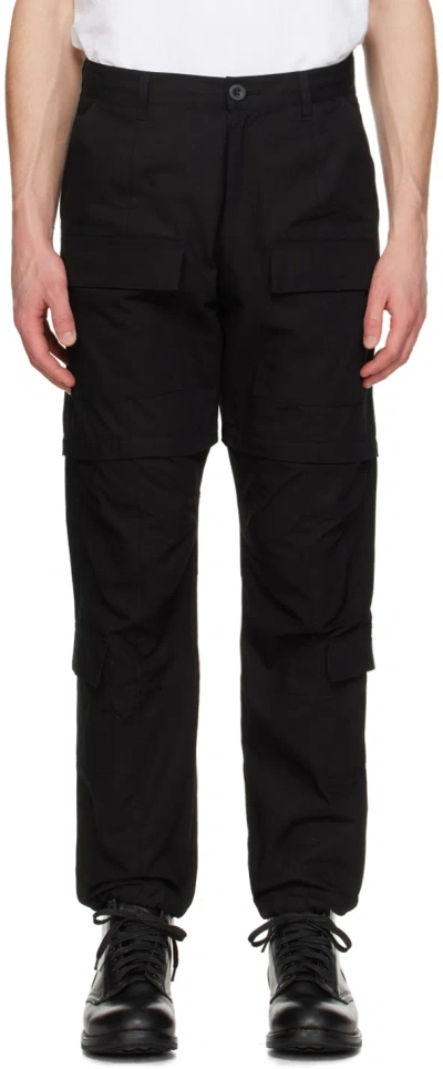 John Elliott Black Convertible Cargo Pants