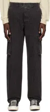 John Elliott Black Corpus Cargo Pants In Black