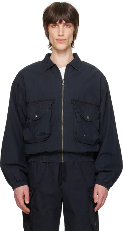 John Elliott Black Garment-dyed Jacket