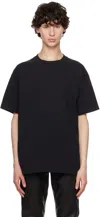 John Elliott Black Oversized University T-shirt In Black
