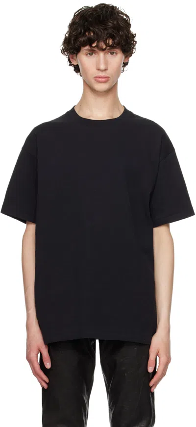 John Elliott Black Oversized University T-shirt