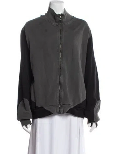 Pre-owned John Elliott Bomber Jacket In Gray