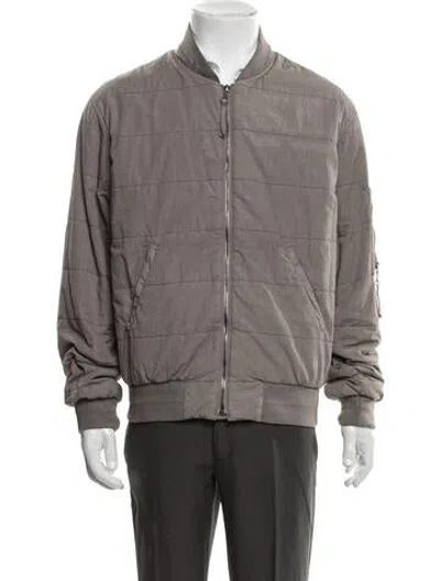 Pre-owned John Elliott Bomber Jacket In Gray