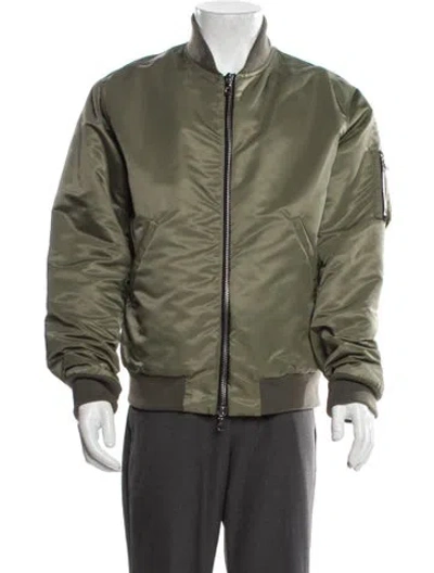 Pre-owned John Elliott Bomber Jacket In Green