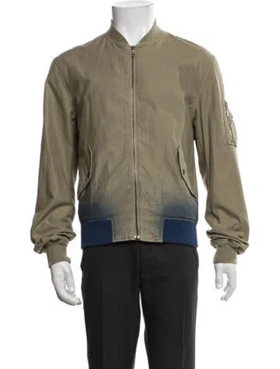 Pre-owned John Elliott Bomber Jacket In Green