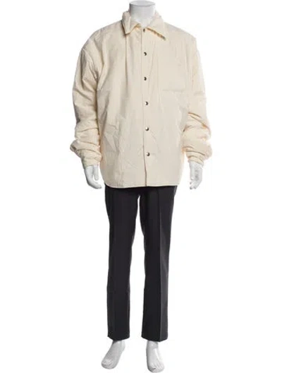 Pre-owned John Elliott Bomber Jacket In Neutral