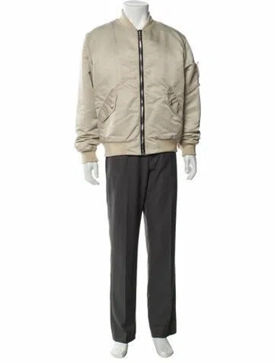 Pre-owned John Elliott Bomber Jacket In Neutral