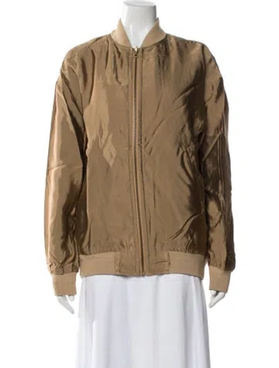 Pre-owned John Elliott Bomber Jacket In Neutral