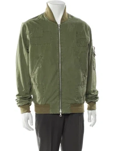 Pre-owned John Elliott Bomber Jacket W/ Tags In Green