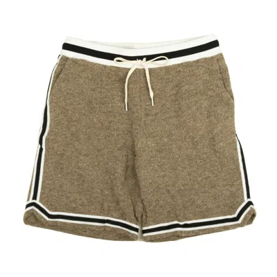 John Elliott Boucle Game Shorts - Canyon In Brown