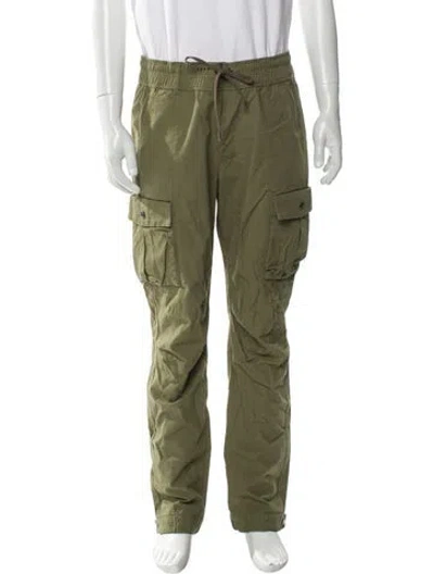 Pre-owned John Elliott Cargo Pants In Green