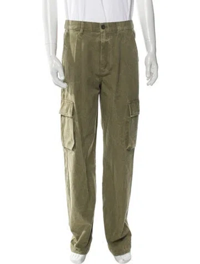 Pre-owned John Elliott Cargo Pants In Green