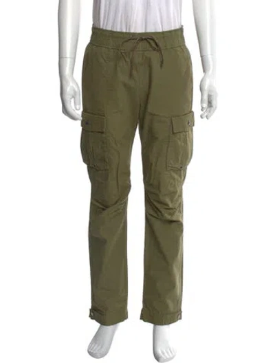 Pre-owned John Elliott Cargo Pants In Green