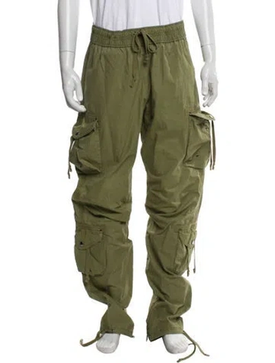 Pre-owned John Elliott Cargo Pants In Green