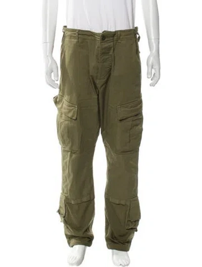 Pre-owned John Elliott Cargo Pants In Green
