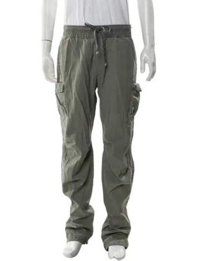 Pre-owned John Elliott Cargo Pants In Green